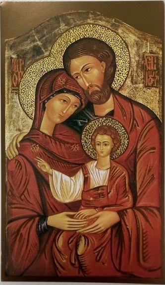 Holy Family Icon / Blank Prayer Cards (Pack of 100)